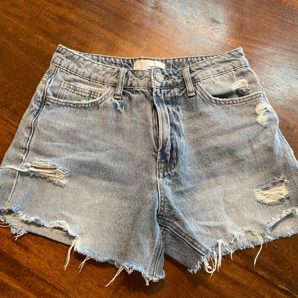Women’s Distressed Jean Shorts